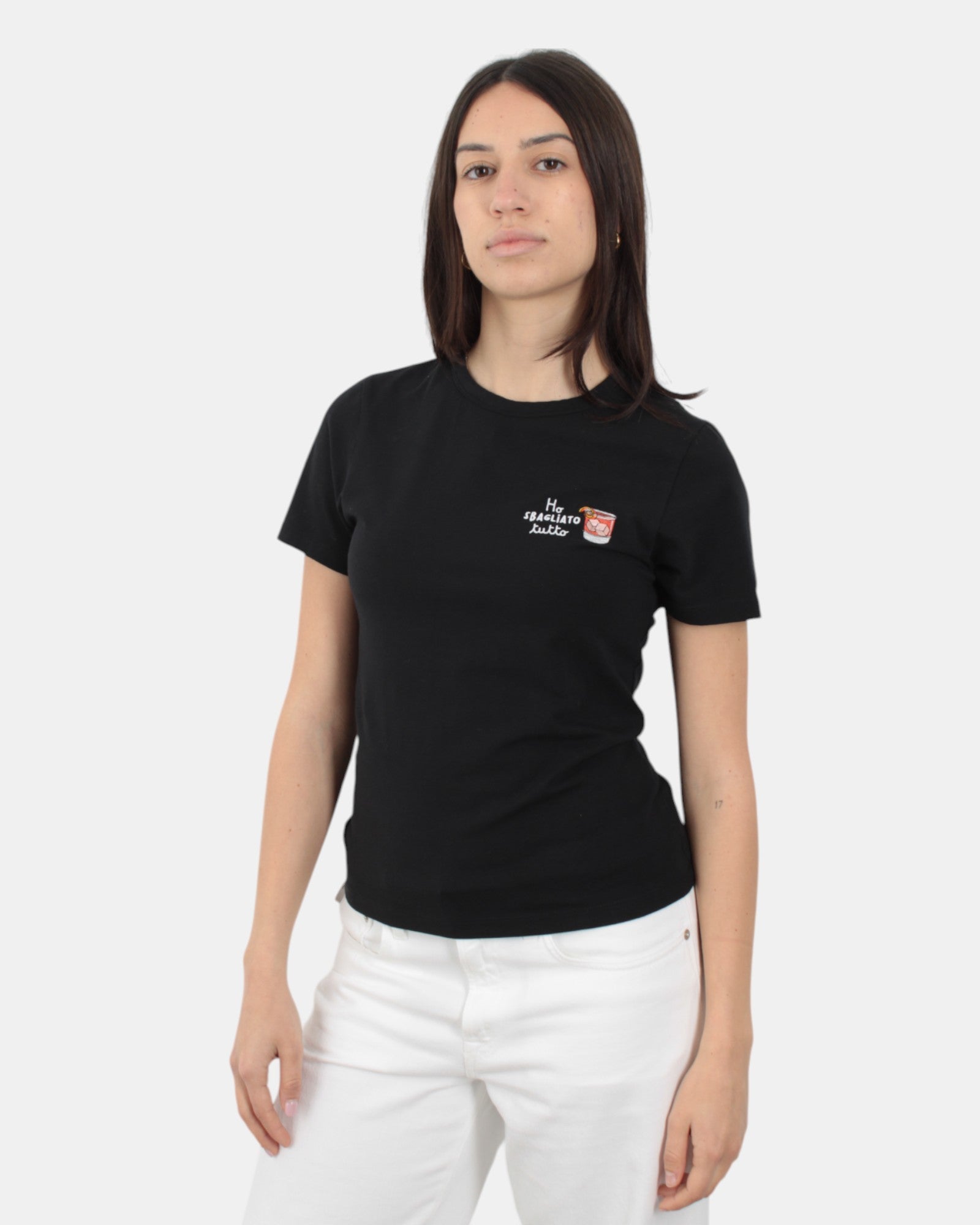 T-SHIRT Nero Mc2 Saint Barth