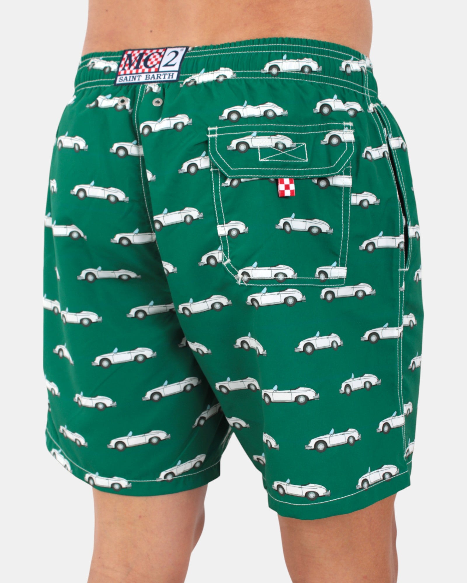BOXER MARE Verde Mc2 Saint Barth