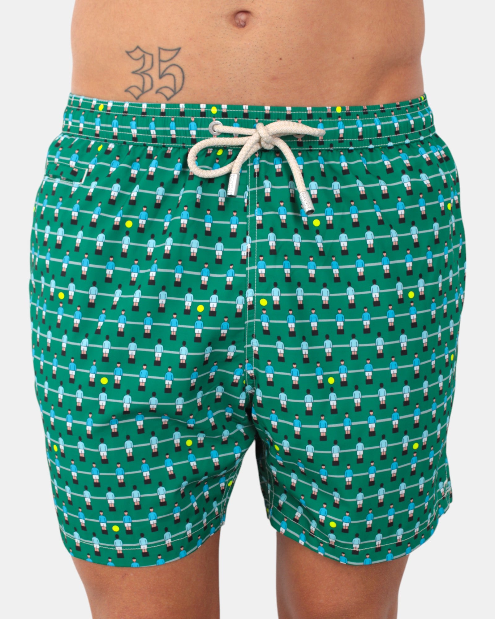 BOXER MARE Verde Mc2 Saint Barth