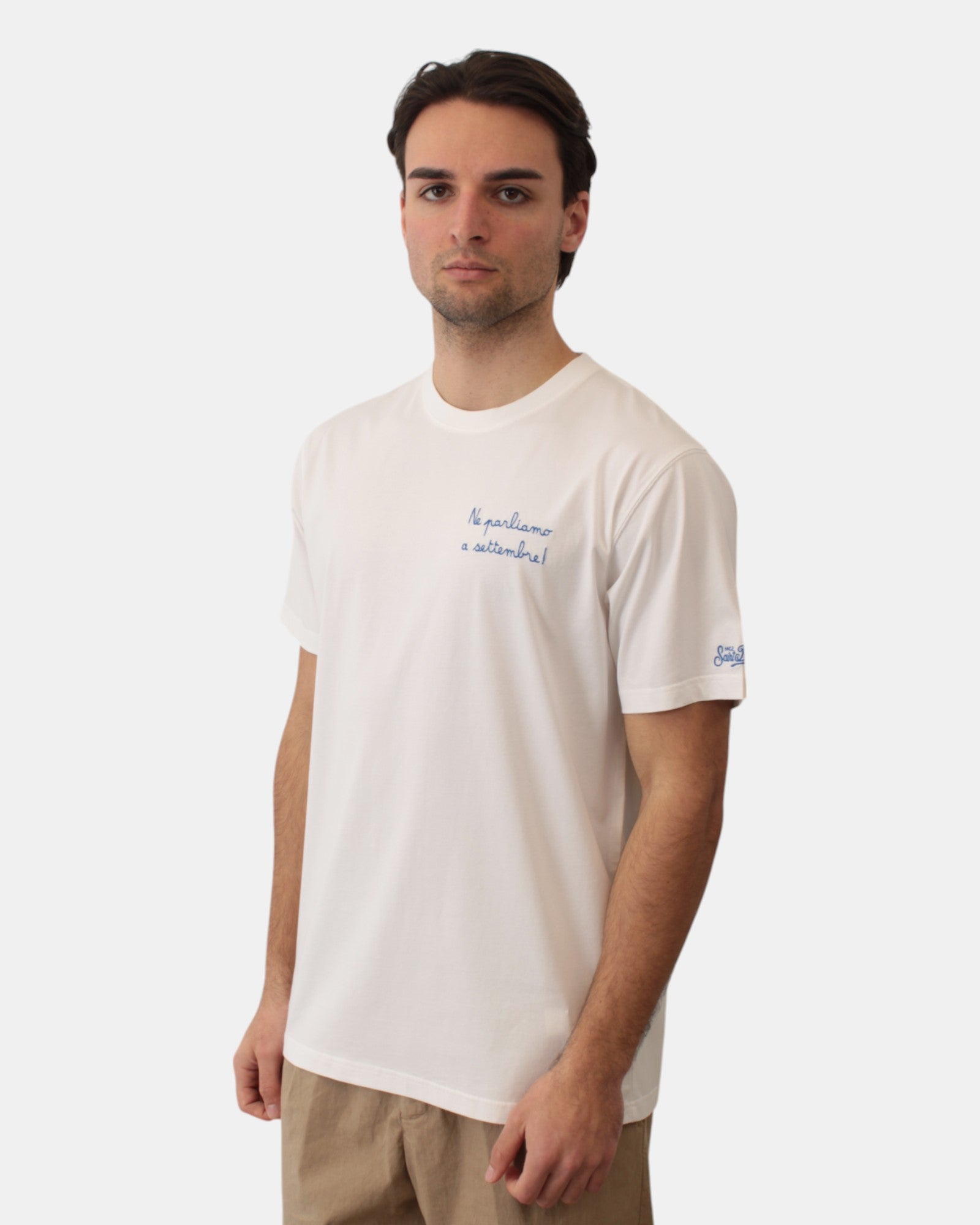 T-SHIRT Bianco Mc2 Saint Barth