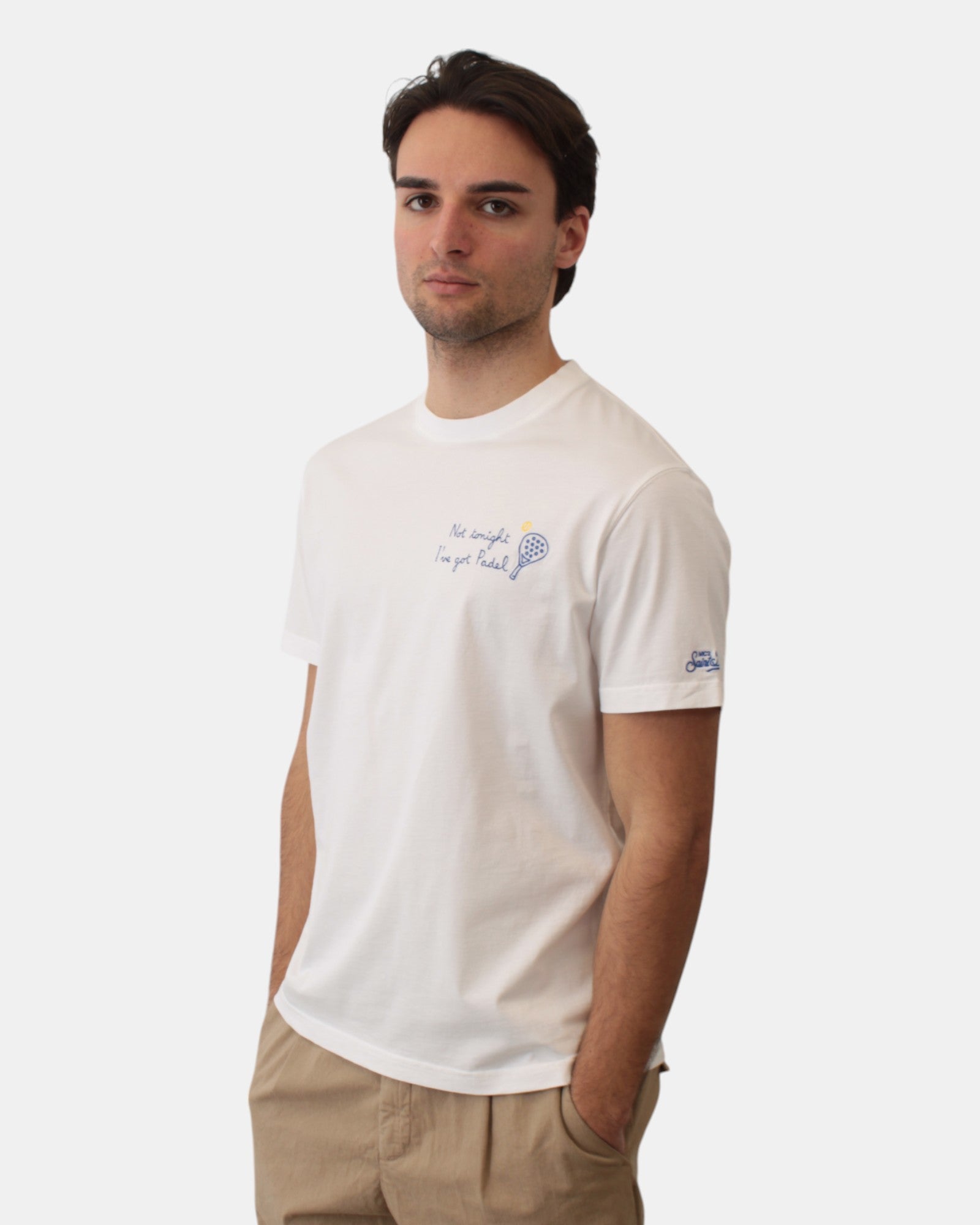 T-SHIRT Bianco Mc2 Saint Barth