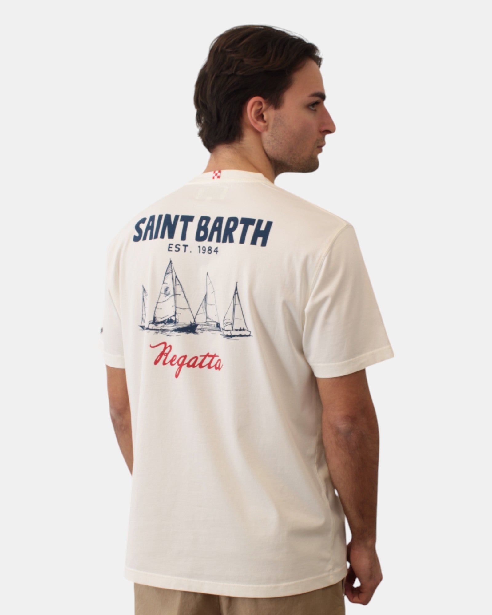 T-SHIRT Bianco Mc2 Saint Barth