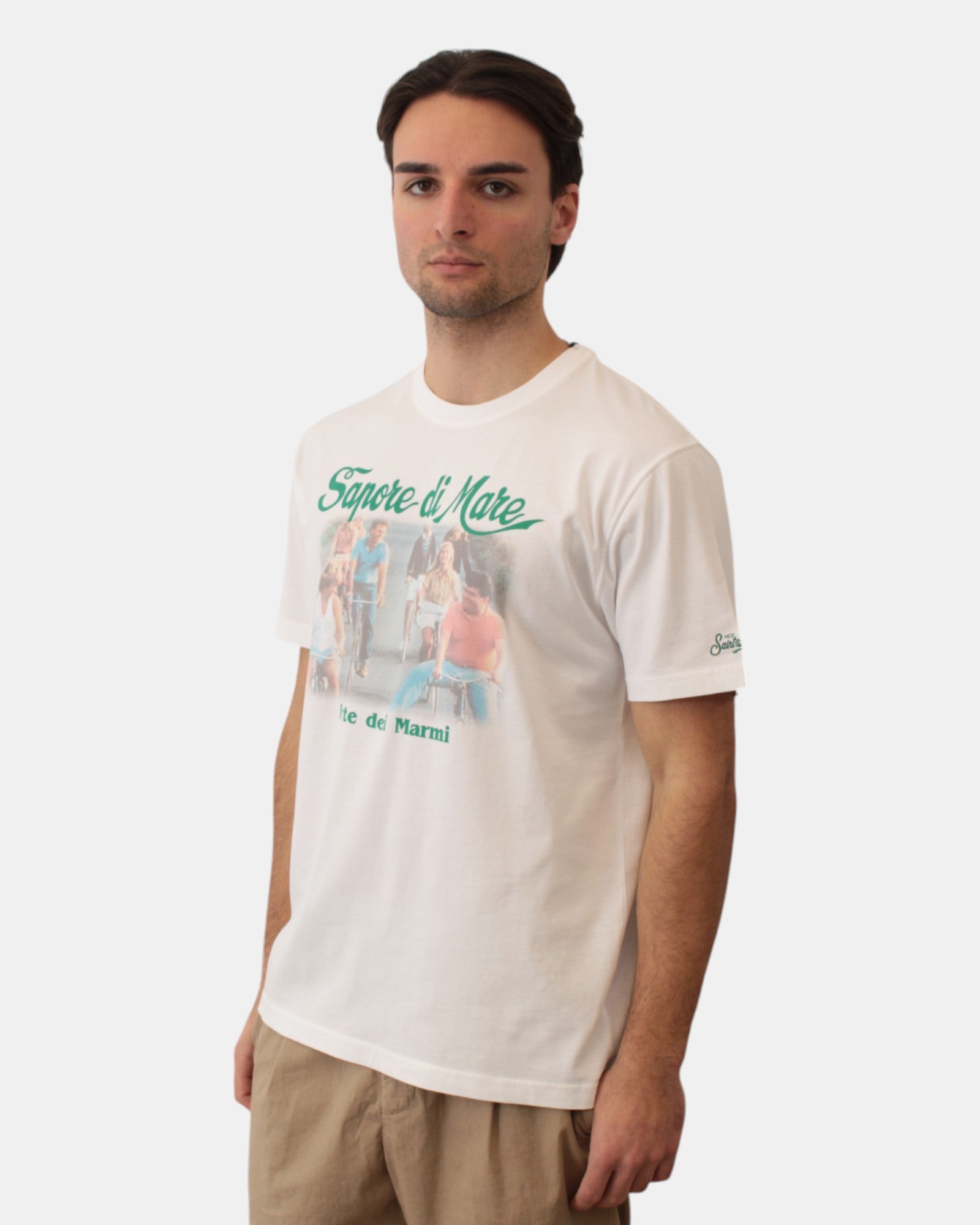 T-SHIRT Bianco Mc2 Saint Barth