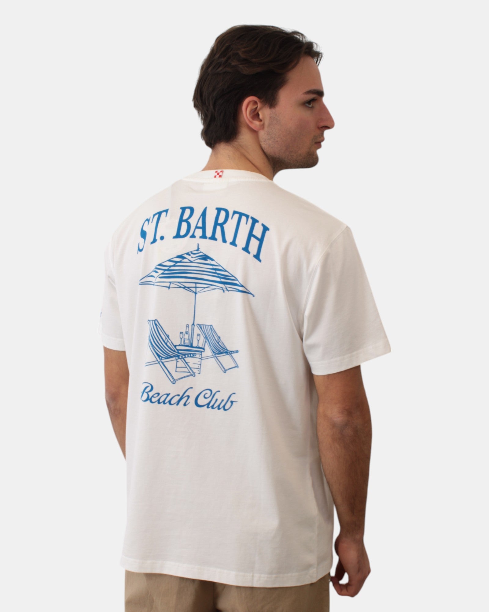 T-SHIRT Bianco Mc2 Saint Barth