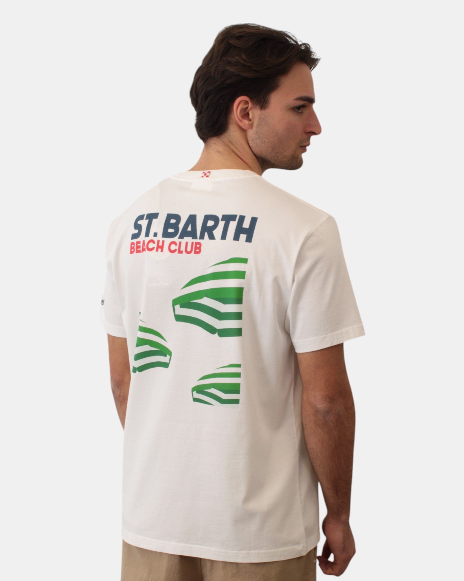T-SHIRT Bianco Mc2 Saint Barth