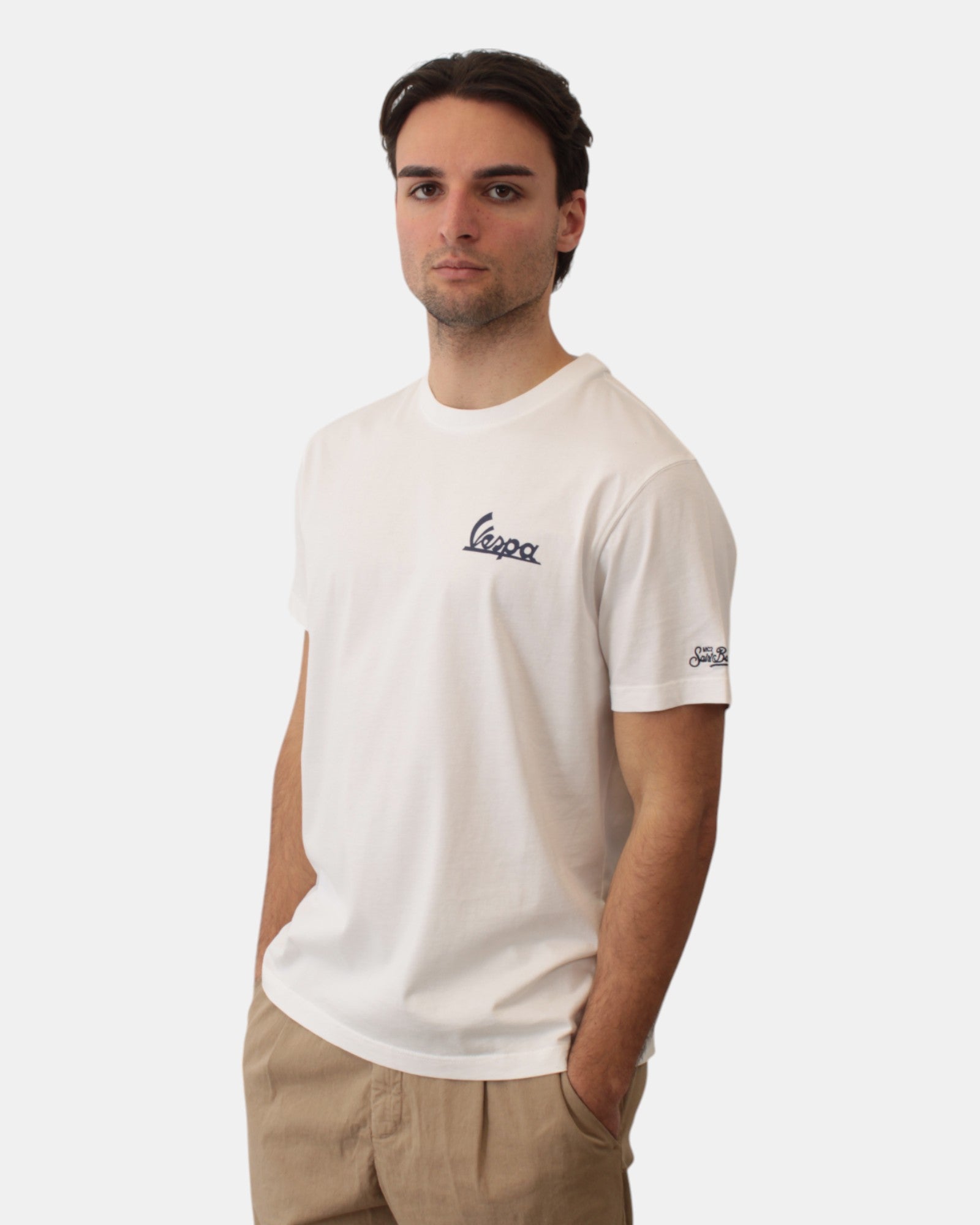 T-SHIRT Bianco Mc2 Saint Barth