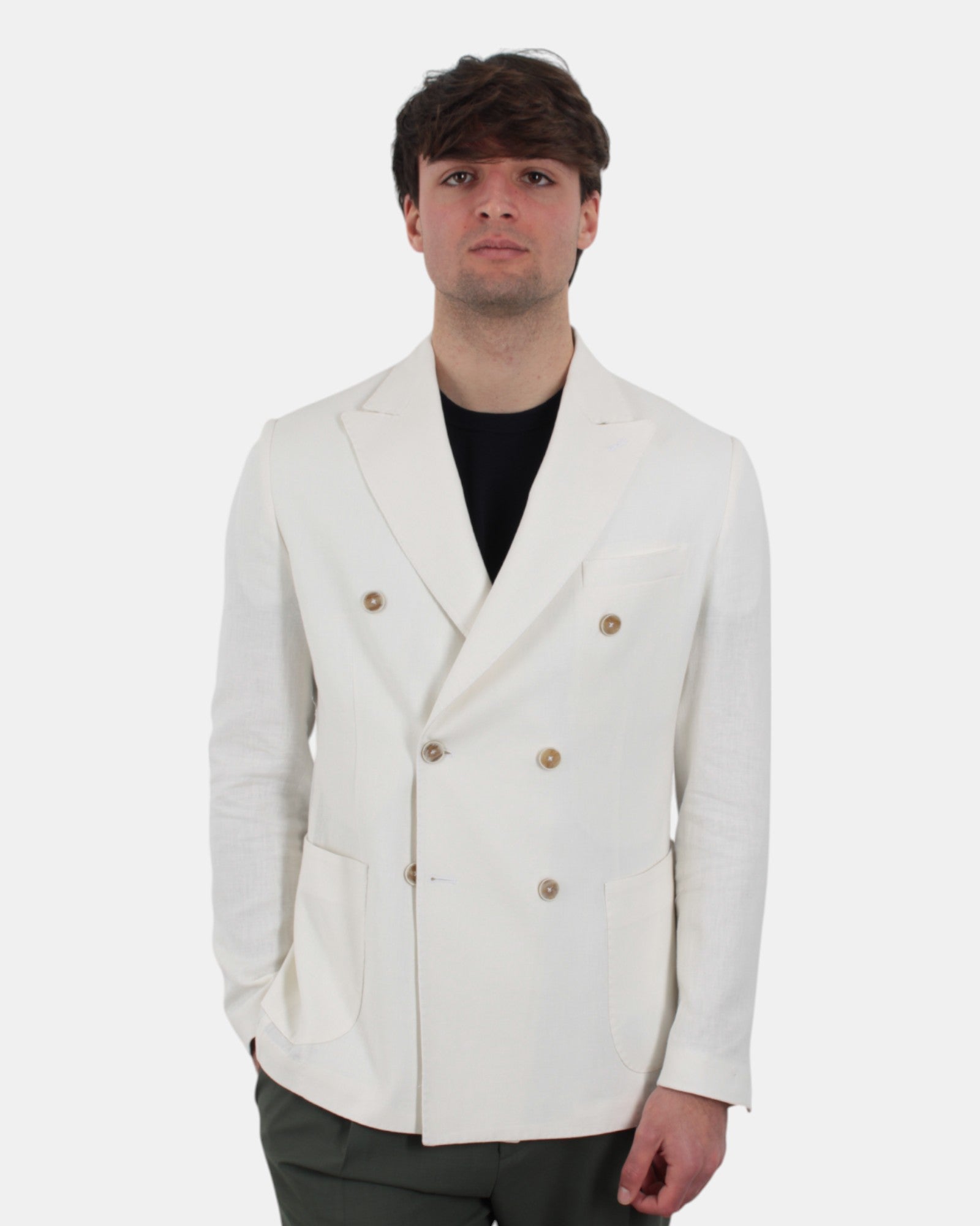 BLAZER DOPPIOPETTO Bianco Bottega Marchigiana 
