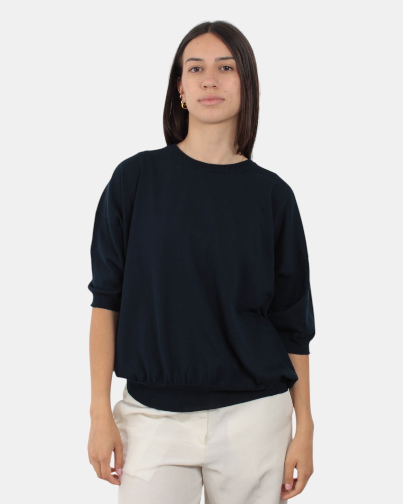 GIROCOLLO MANICA CORTA Blu Jucca