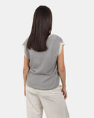 MAGLIE A V Grigio Jucca