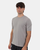 GIROCOLLO MANICA CORTA Grigio Della Spiga