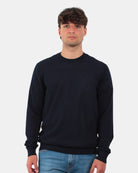 GIROCOLLO MANICA LUNGA Blu Della Spiga