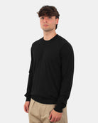 GIROCOLLO MANICA LUNGA Nero Della Spiga