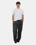 PANTALONI CON COULISSE Grigio White Sand