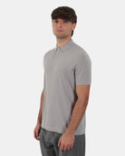 POLO A MANICA CORTA Argento Della Spiga