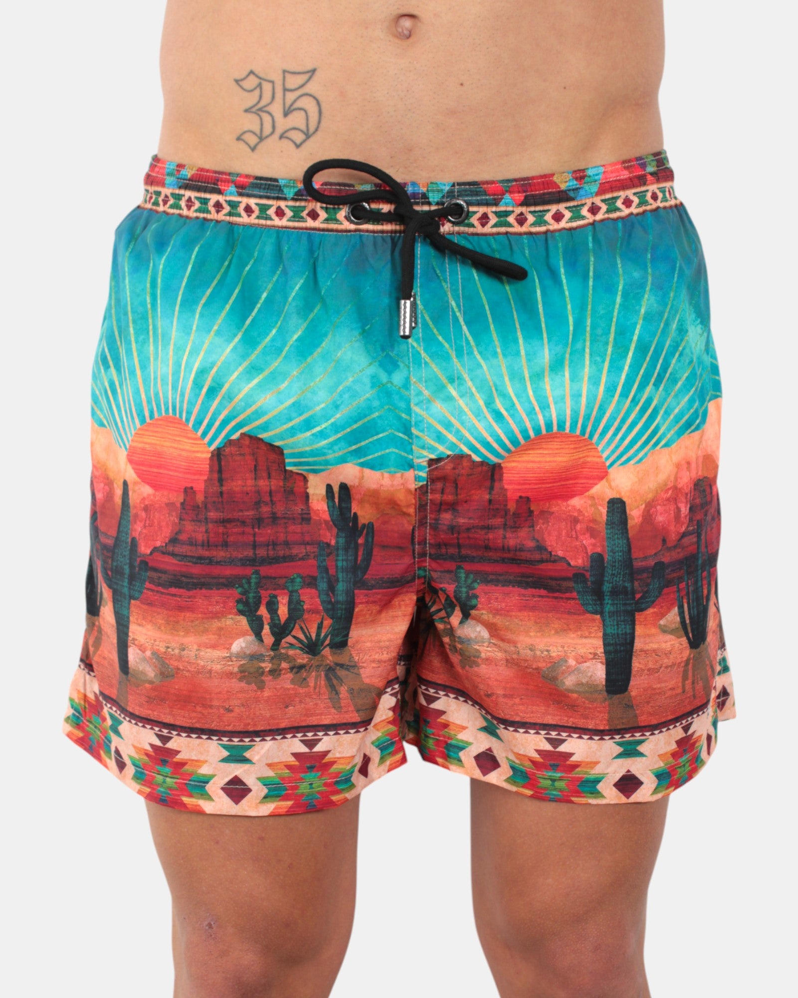 BOXER MARE Azzurro Tooco