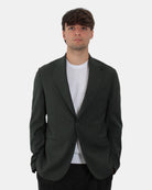 BLAZER MONOPETTO Verde Bottega Marchigiana 