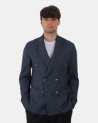 BLAZER DOPPIOPETTO Blu Bottega Marchigiana 