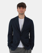 BLAZER MONOPETTO Blu Bottega Marchigiana 