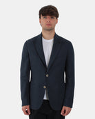 BLAZER MONOPETTO Blu Bottega Marchigiana 