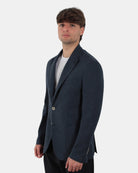BLAZER MONOPETTO Blu Bottega Marchigiana 