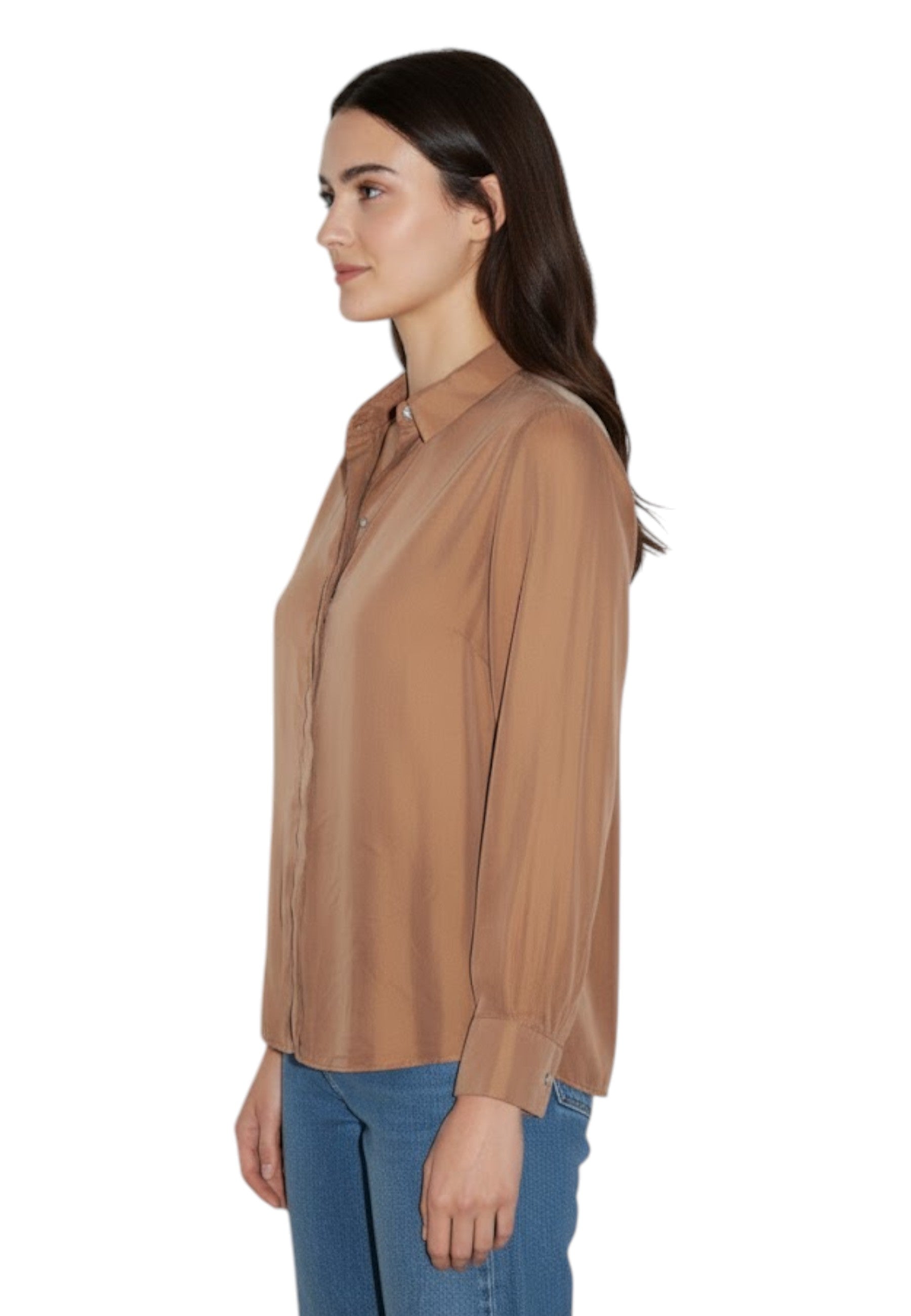 CAMICIE MANICA LUNGA Marrone Academia