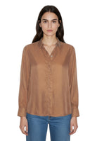 CAMICIE MANICA LUNGA Marrone Academia