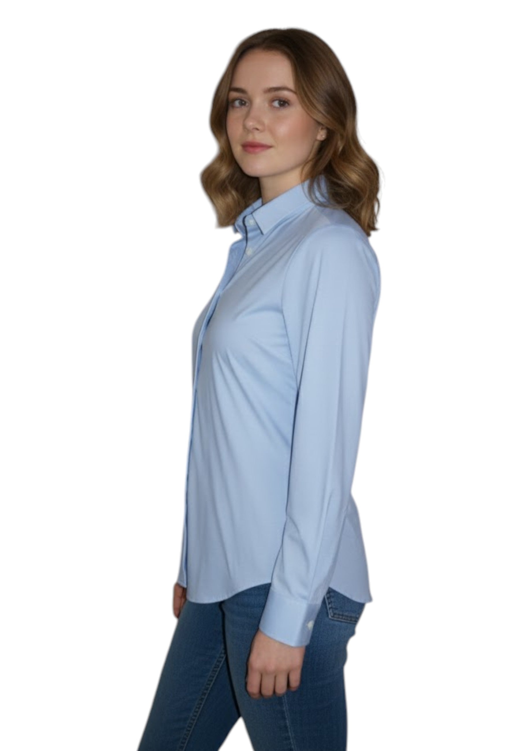 CAMICIE MANICA LUNGA Azzurro Academia