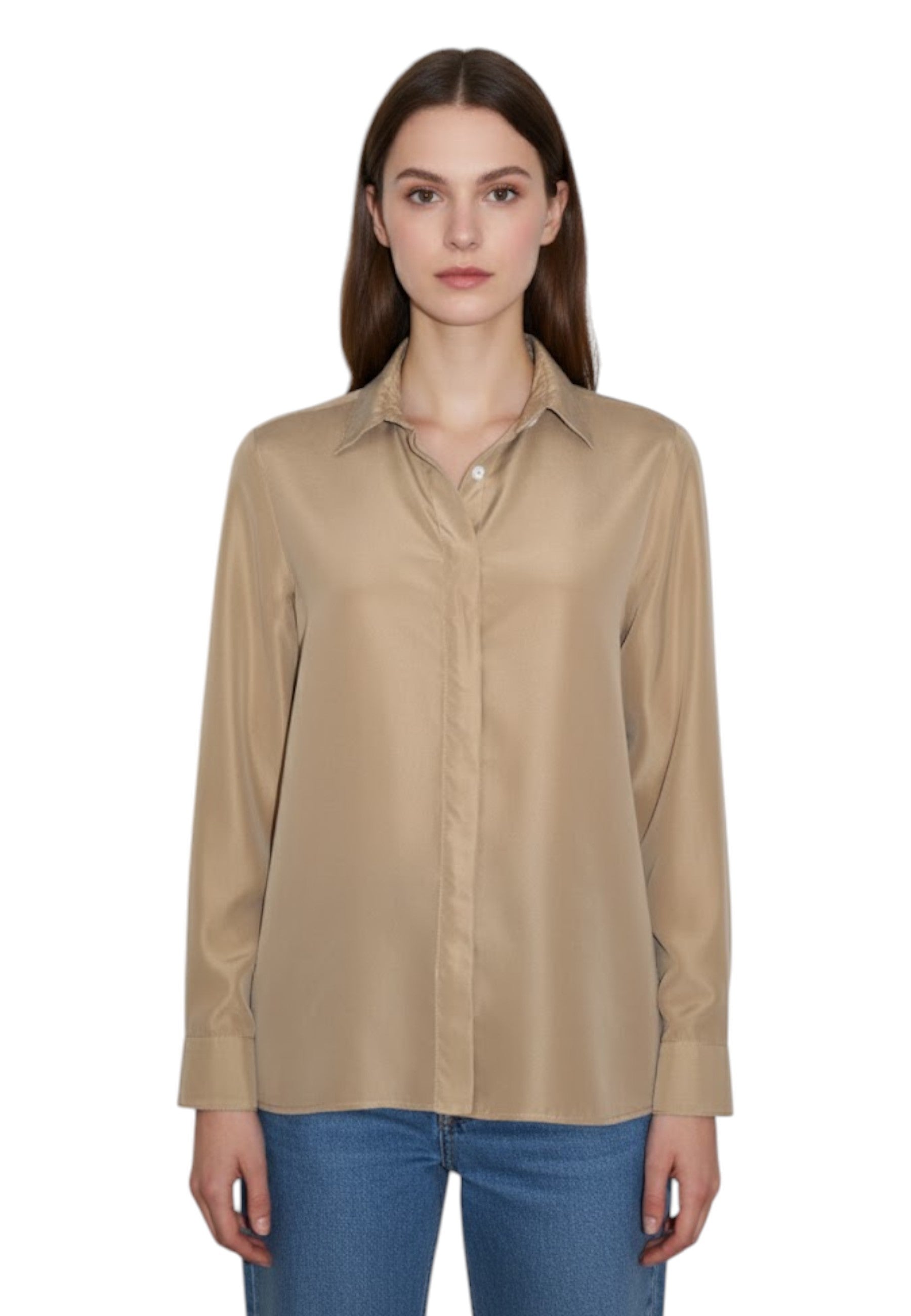 CAMICIE MANICA LUNGA Beige Academia