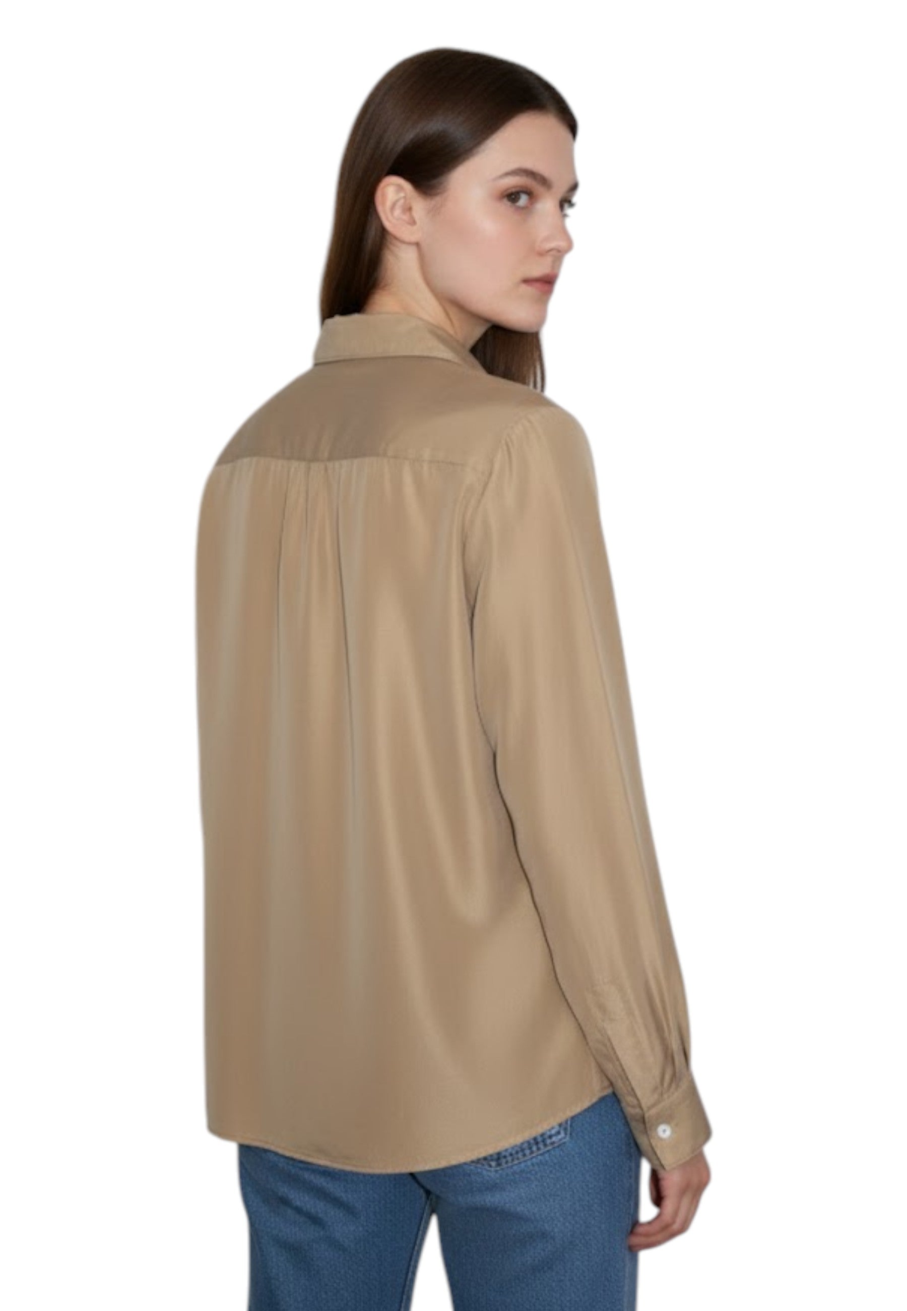 CAMICIE MANICA LUNGA Beige Academia