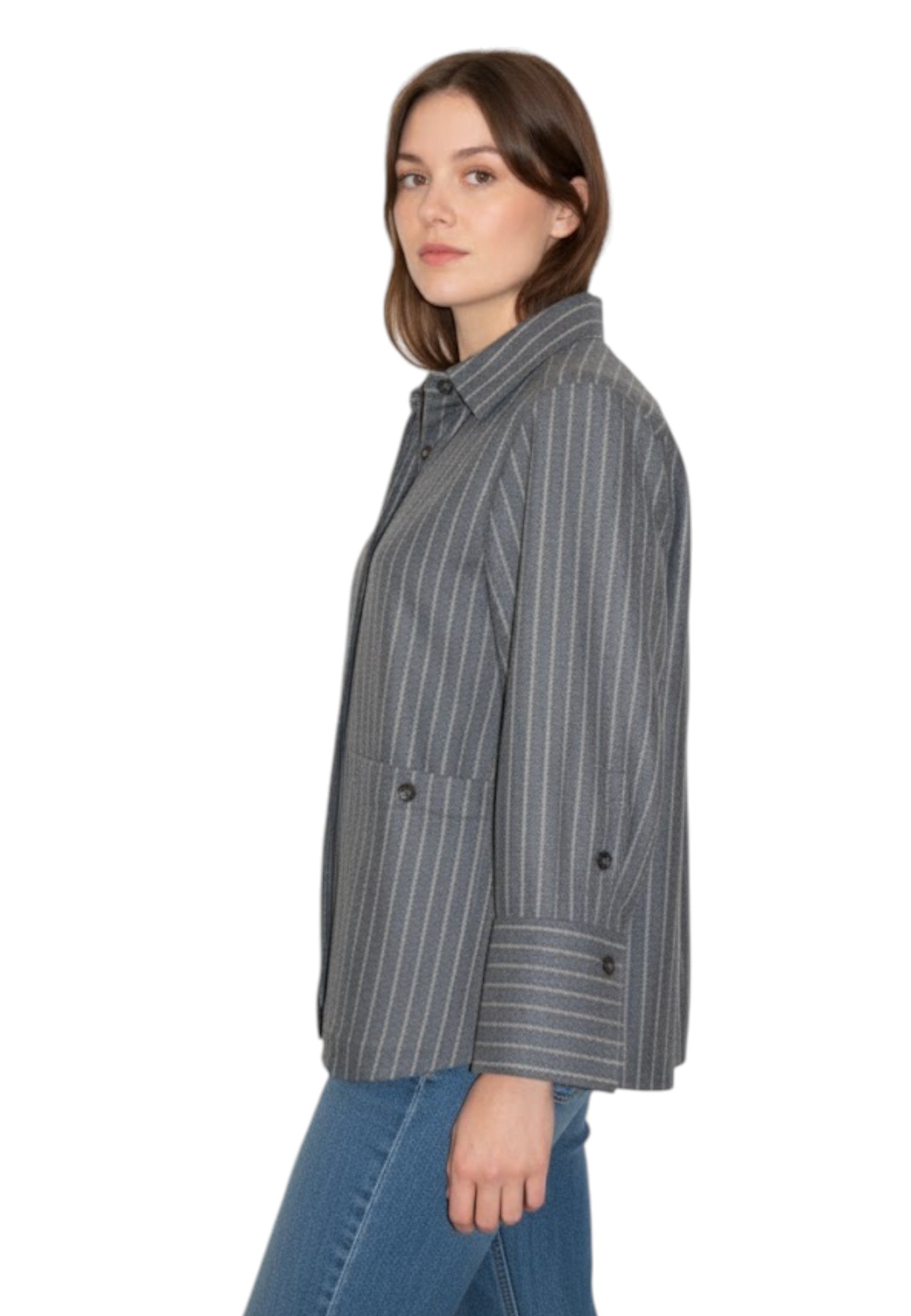 CAMICIE MANICA LUNGA Grigio Academia