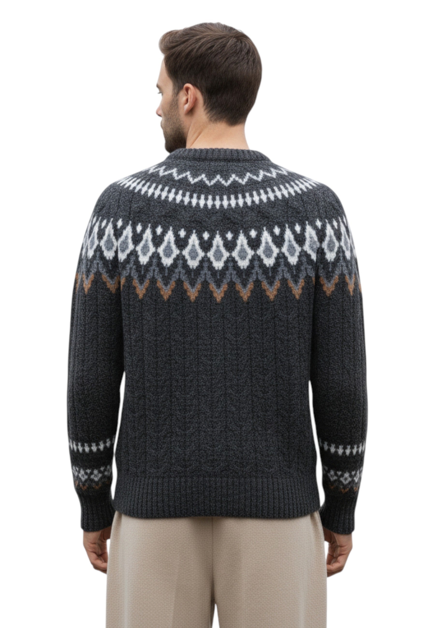 GIROCOLLO MANICA LUNGA Grigio Altea