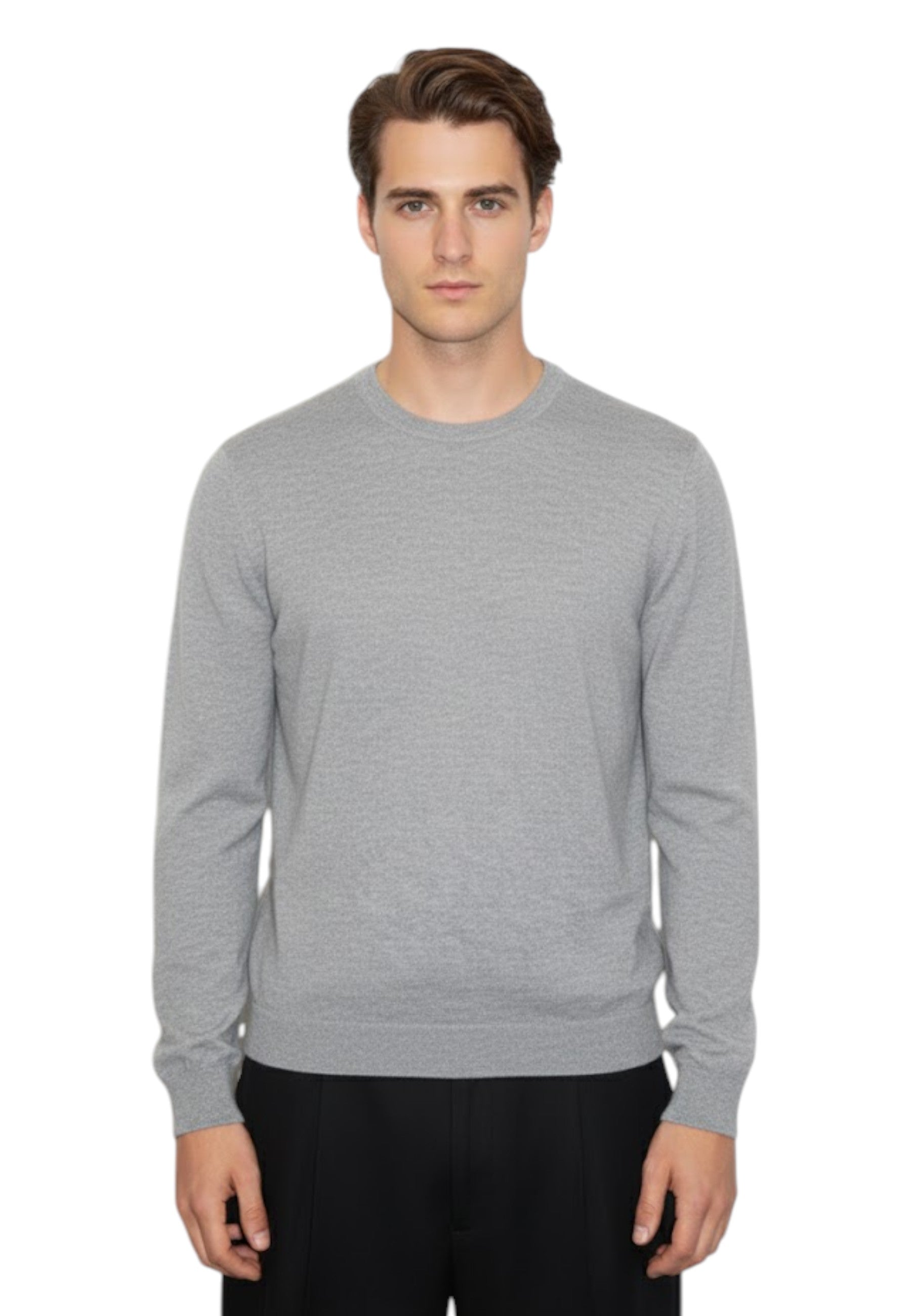 GIROCOLLO MANICA LUNGA Grigio Altea