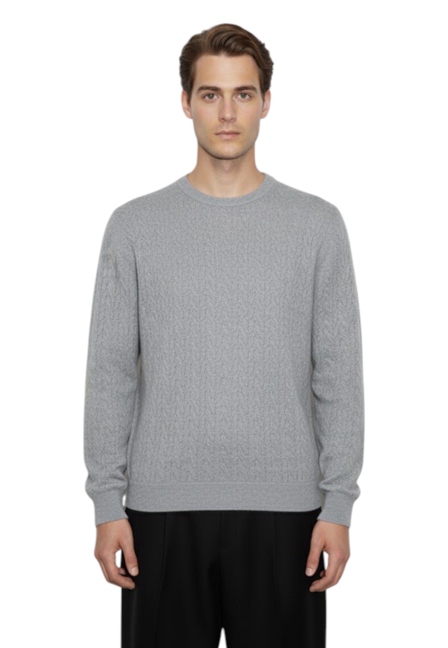 GIROCOLLO MANICA LUNGA Grigio Altea