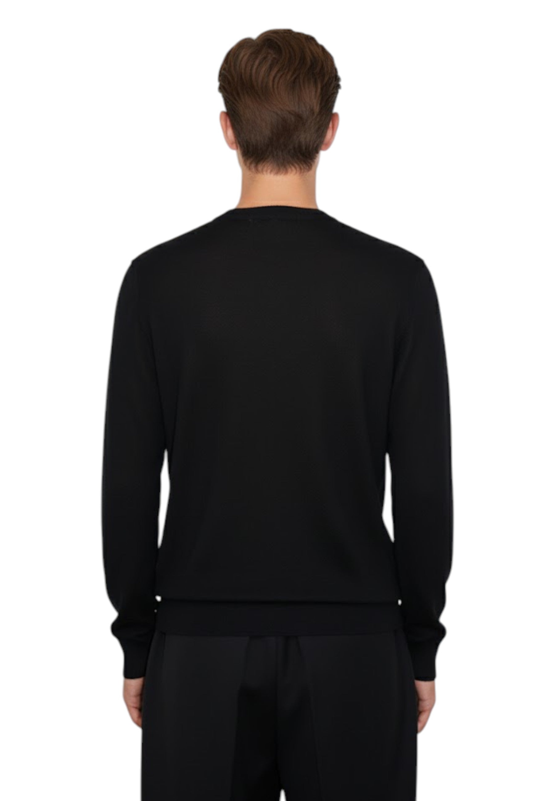 GIROCOLLO MANICA LUNGA Nero Altea