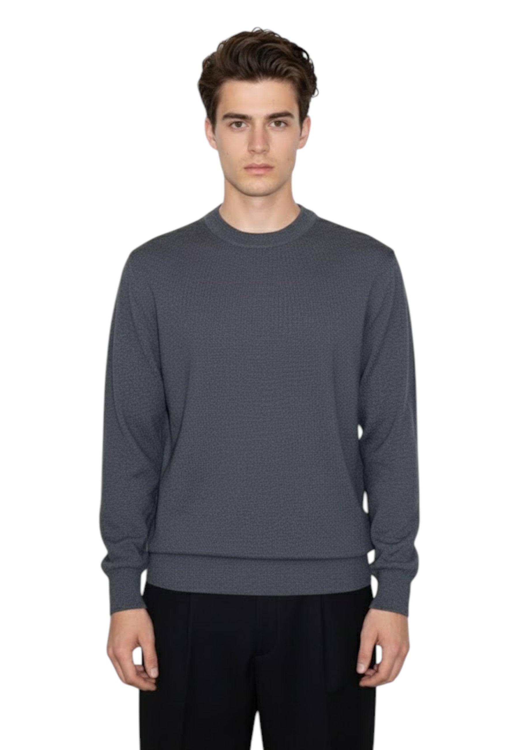 GIROCOLLO MANICA LUNGA Grigio Altea