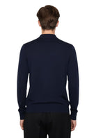 POLO A MANICA LUNGA Blu Altea