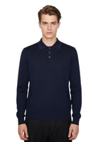 POLO A MANICA LUNGA Blu Altea