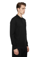 POLO A MANICA LUNGA Nero Altea