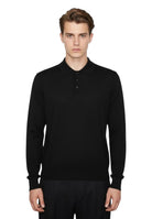 POLO A MANICA LUNGA Nero Altea