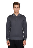 POLO A MANICA LUNGA Nero Altea