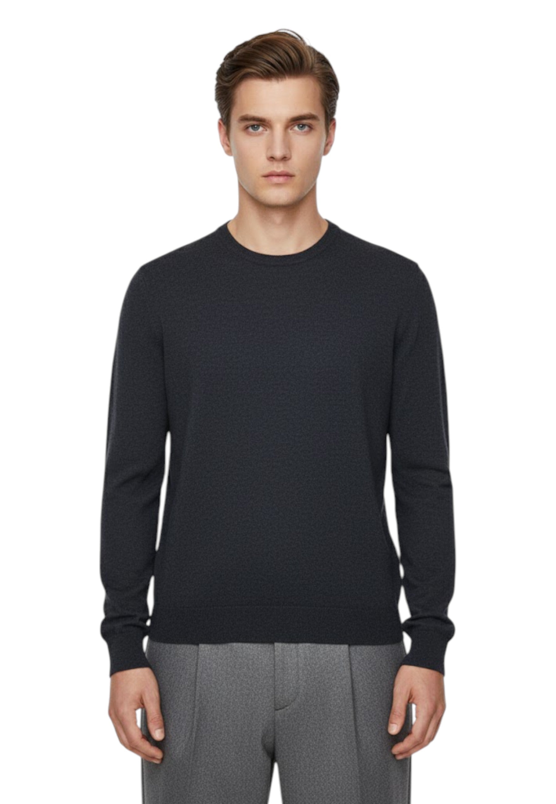 GIROCOLLO MANICA LUNGA Grigio Kangra