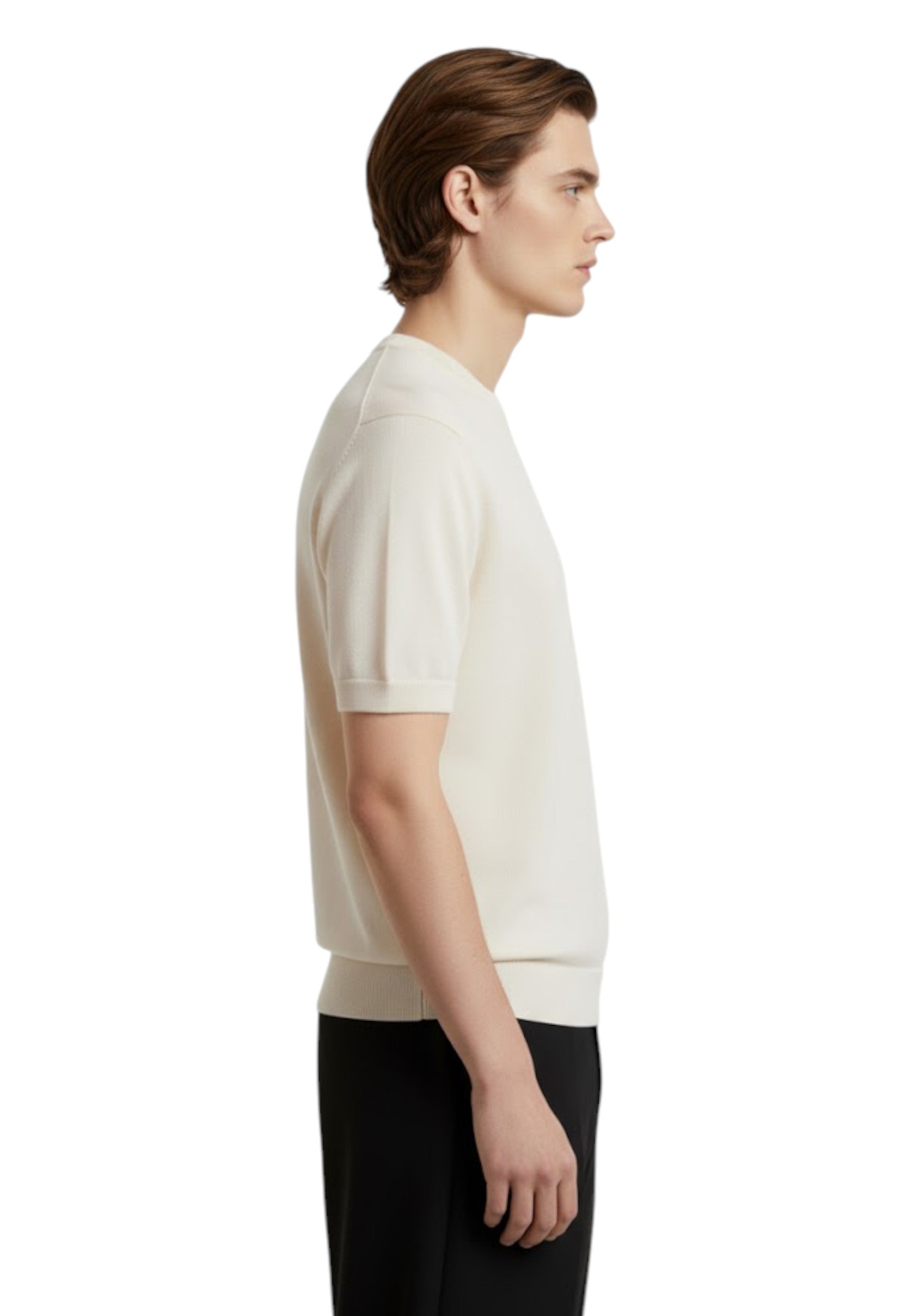 GIROCOLLO MANICA CORTA Panna Kangra