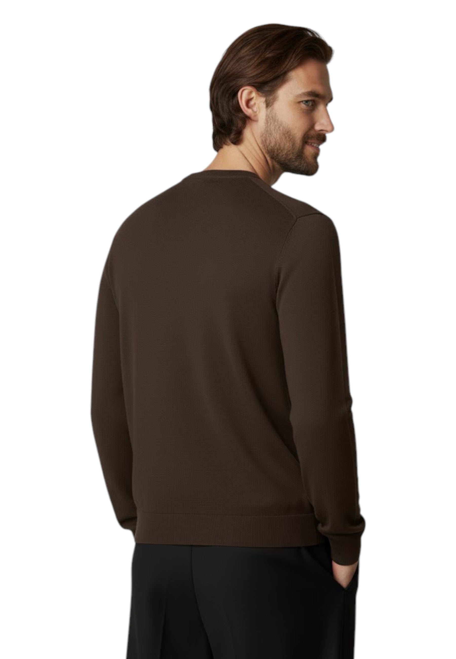 GIROCOLLO MANICA LUNGA Marrone Kangra