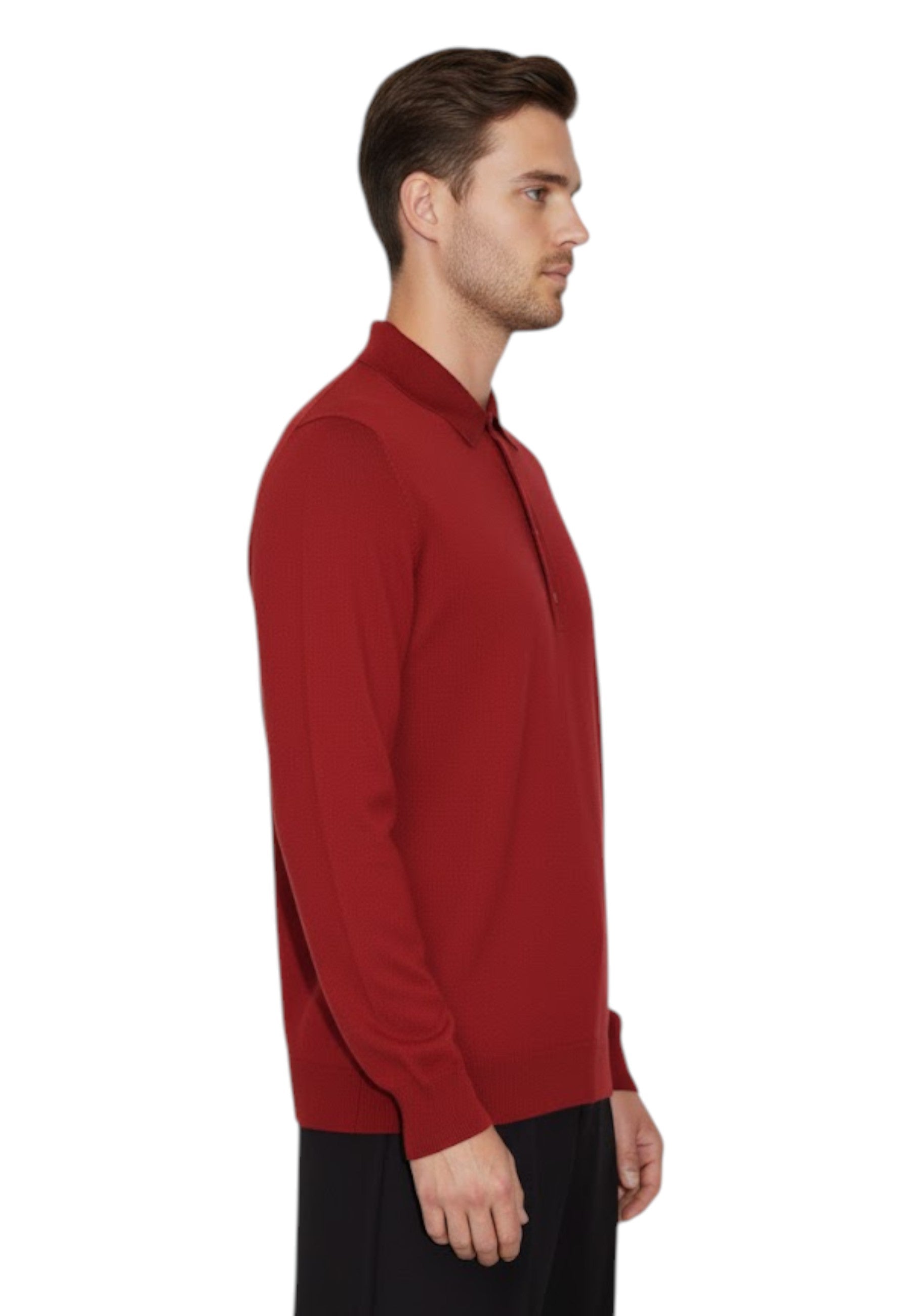 POLO A MANICA CORTA Rosso Kangra