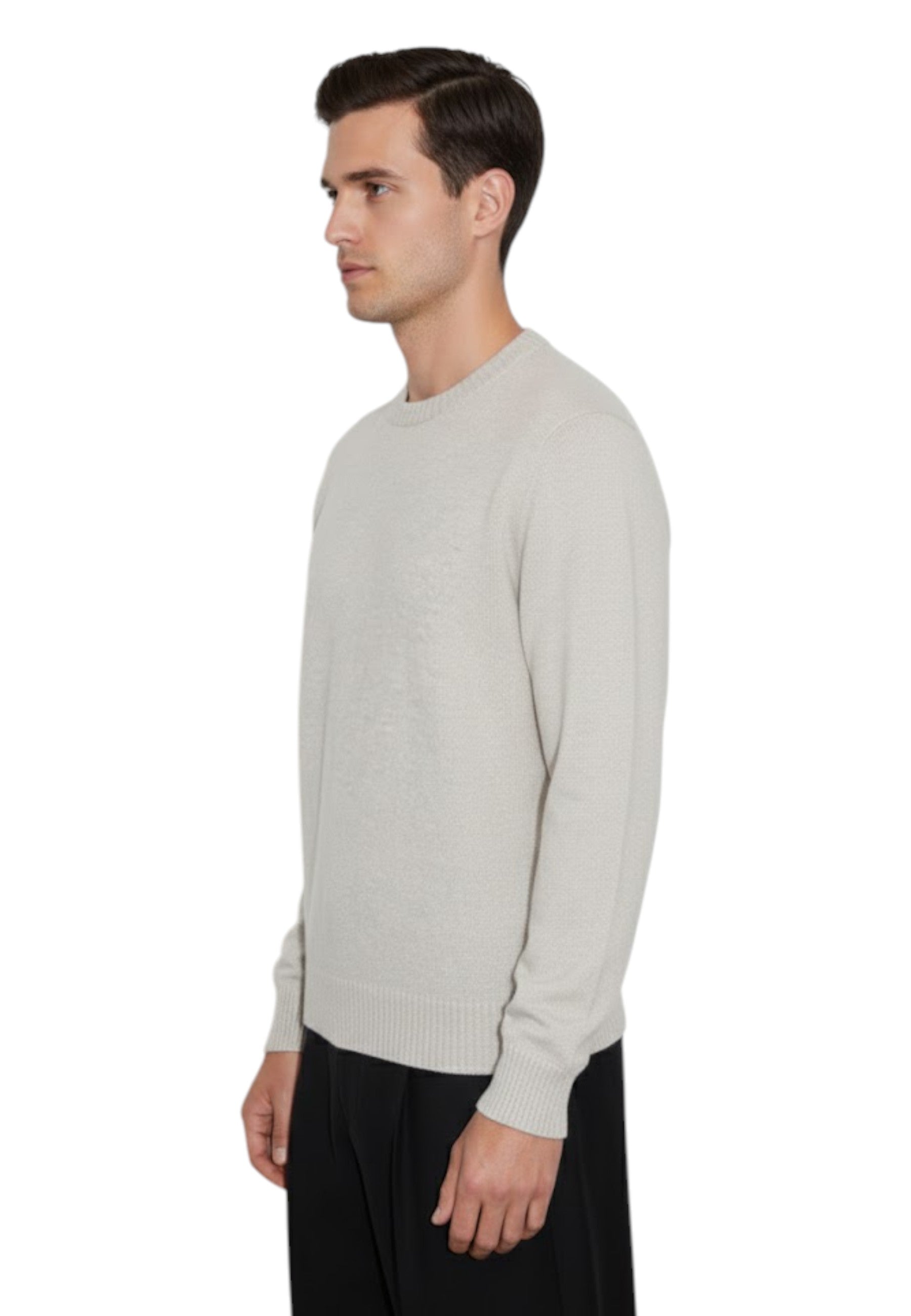 GIROCOLLO MANICA LUNGA Bianco Kangra