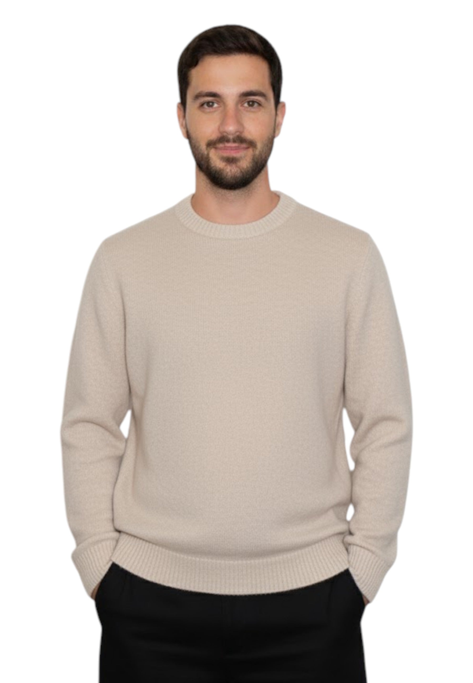 GIROCOLLO MANICA LUNGA Beige Kangra