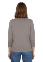 GIROCOLLO MANICA LUNGA Marrone Kangra