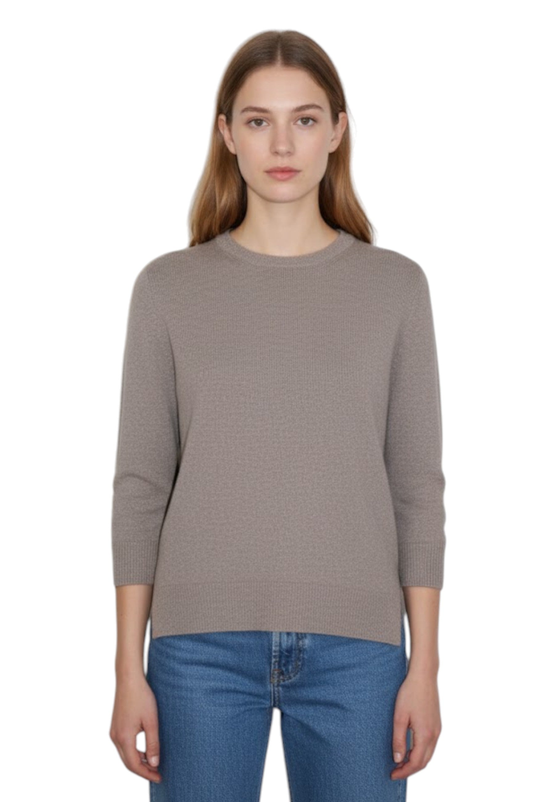 GIROCOLLO MANICA LUNGA Marrone Kangra