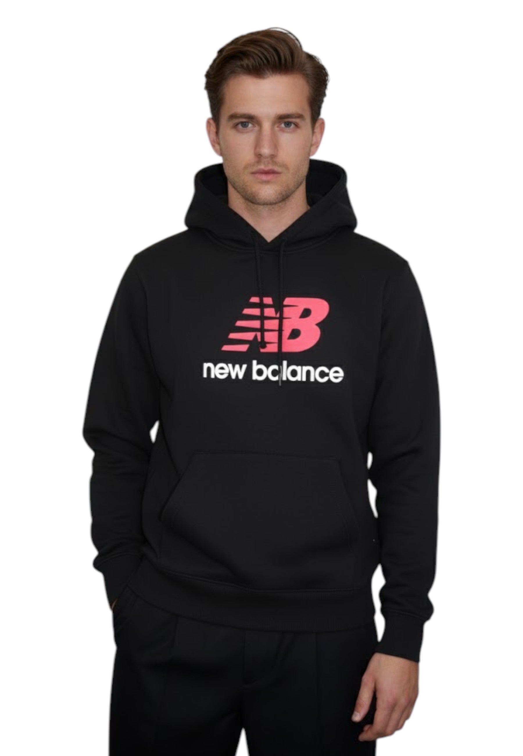 FELPE CON CAPPUCCIO Nero New Balance