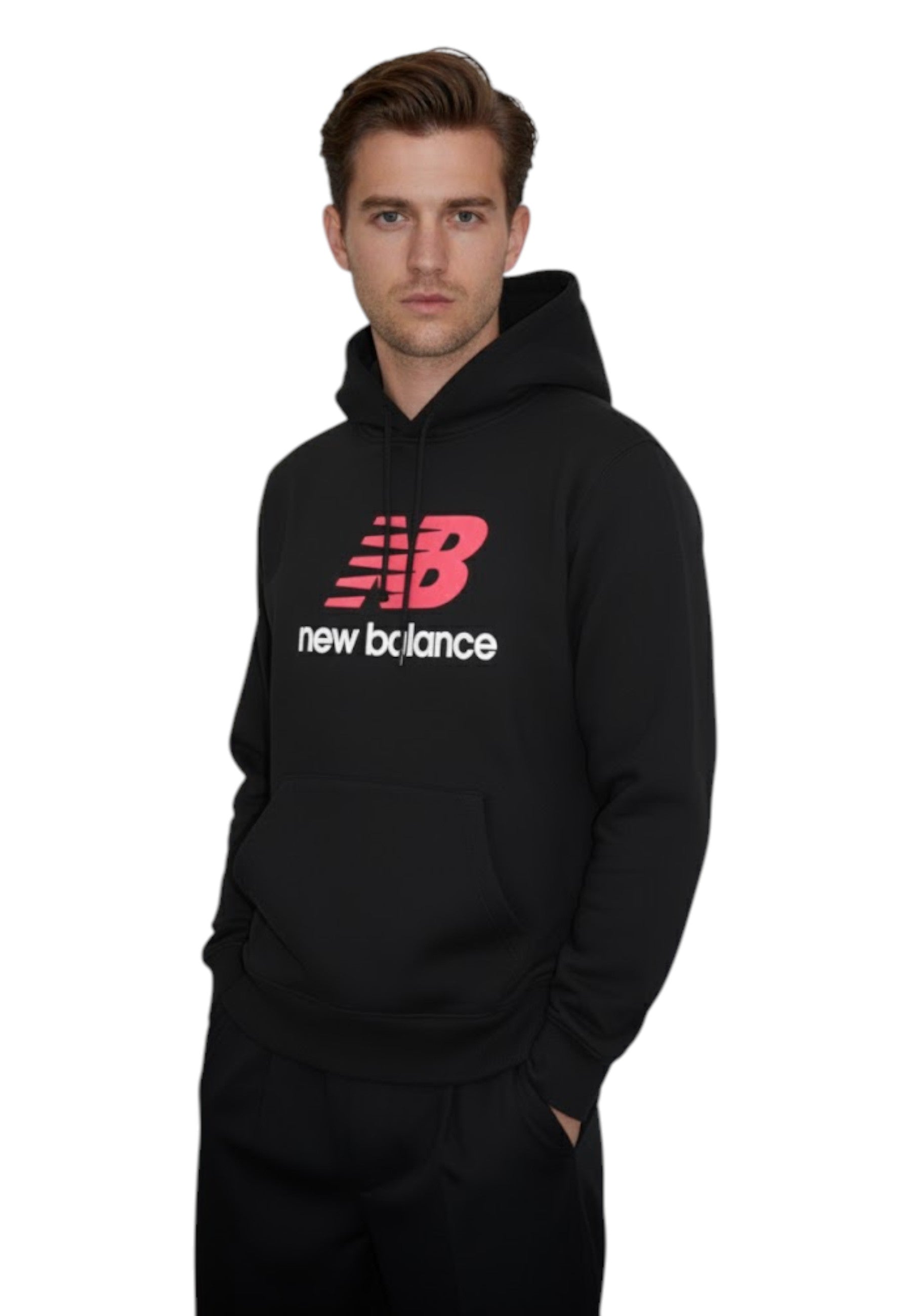 FELPE CON CAPPUCCIO Nero New Balance